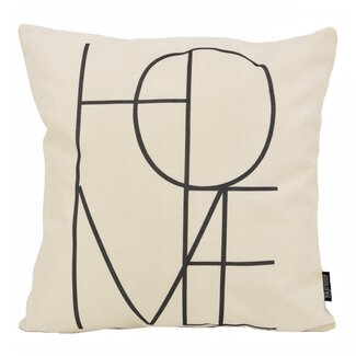 Gek op kussens! HOME Kissenbezug | 45x45 cm | Baumwolle/Leinen