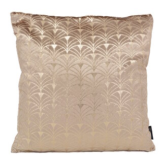 NOVÉE Velvet Glossy Ziva Goud | 45 x 45 cm | Kussenhoes | Polyester