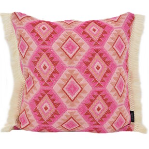 Aztec Pink Kussenhoes | 45x45 cm | Katoen/Linnen
