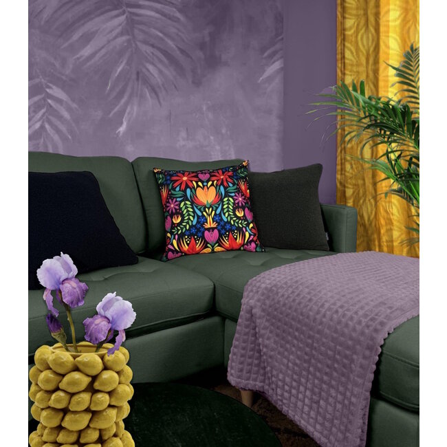 Sierkussen Bold Tulip #2 | 45 x 45 cm | Katoen/Polyester