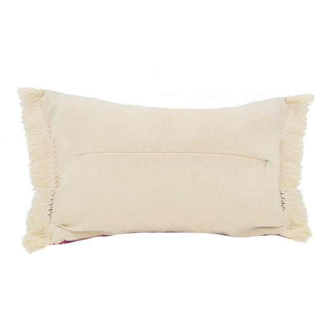 Aztec Purple Kissenbezug | 30x50 cm | Baumwolle/Leinen