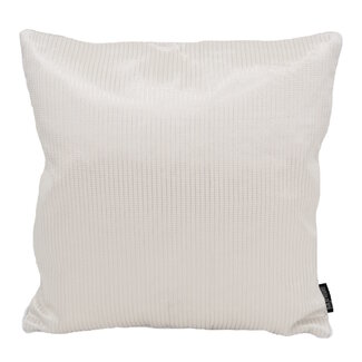 Gek op kussens! Rohan White/Silver Kussenhoes | 45x45 cm | Polyester