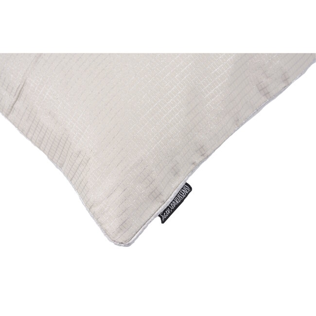 Rohan White/Silver Kussenhoes | 45x45 cm | Polyester