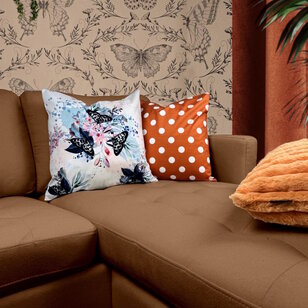 Sierkussen Stippen Bruin/Poeder | 45 x 45 cm | Katoen/Polyester