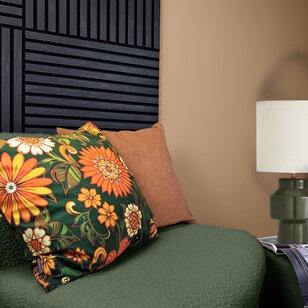 Retro Lou Flowers Kussenhoes | 45x45 cm | Katoen/Polyester
