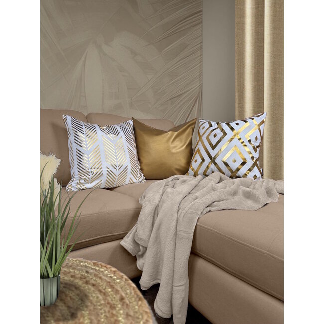 Leda Geometric Kissenbezug | 45x45 cm | Baumwolle/Polyester