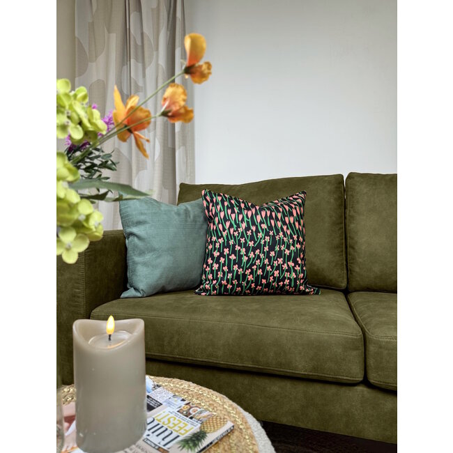 Fusion Flowers #5 Kissenbezug | 45x45 cm | Baumwolle/Polyester