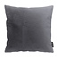 Sierkussen Silver Grey Button Velvet | 45 x 45 cm | Velvet/Polyester