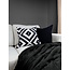 Soft Graphic Black Kussenhoes | 45x45 cm | Katoen