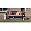Sierkussen Pied-de-Poule Okergeel - Outdoor | 45 x 45 cm | Katoen/Polyester