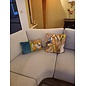 Velvet Noura Groen Kussenhoes | 45x45 cm | Velvet/Polyester