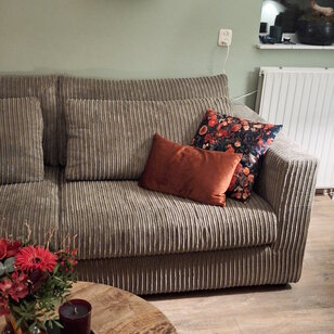 Velvet Terracotta Kussenhoes | 30x50 cm | Polyester