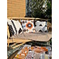 Dano Black/White #4 - Outdoor Kissenbezug | 45x45 cm | Baumwolle