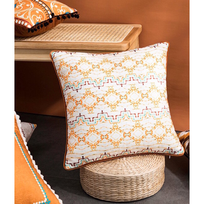 Antique Style #3 Kissenbezug | 45x45 cm | Samt/Polyester