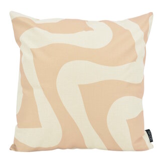 NOVÉE Abstract Swirl - Outdoor Kussenhoes | 45x45 cm | Katoen/Polyester