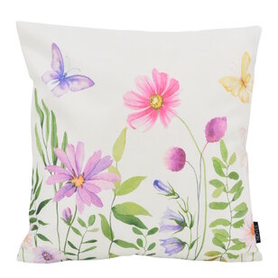 Sierkussen Aquarel Flower - Outdoor | 45 x 45 cm | Katoen/Polyester