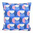 Sierkussen Pink Blue Graphic | 45 x 45 cm | Katoen/Polyester
