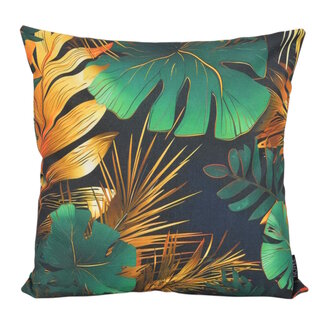 NOVÉE Palm Jungle #1 - Outdoor Kussenhoes | 45x45 cm | Katoen/Polyester