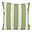 NOVÉE Streep Groen - Outdoor Kussenhoes | 45x45 cm | Katoen/Polyester
