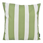 Streep Groen - Outdoor Kussenhoes | 45x45 cm | Katoen/Polyester