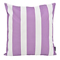 Streep Paars - Outdoor Kussenhoes | 45x45 cm | Katoen/Polyester