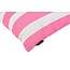 Streep Roze - Outdoor Kussenhoes | 45x45 cm | Katoen/Polyester