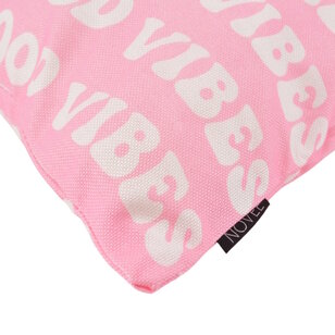 Good Vibes #1 - Outdoor Kussenhoes | 45x45 cm | Katoen/Polyester