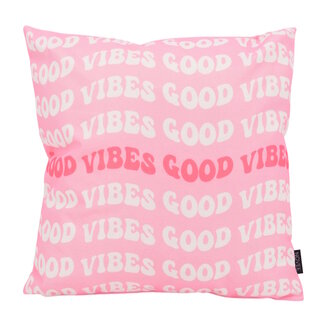 NOVÉE Good Vibes #1 - Outdoor Kussenhoes | 45x45 cm | Katoen/Polyester