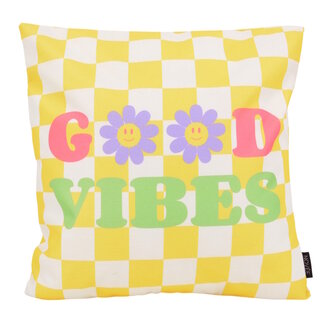 NOVÉE Sierkussen Good Vibes #4 - Outdoor | 45 x 45 cm | Katoen/Polyester