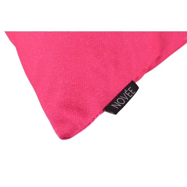 Sierkussen Nila Donkerroze - Outdoor | 45 x 45 cm | Katoen/Polyester