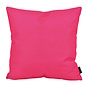 Nila Donkerroze - Outdoor Kussenhoes | 45x45 cm | Katoen/Polyester