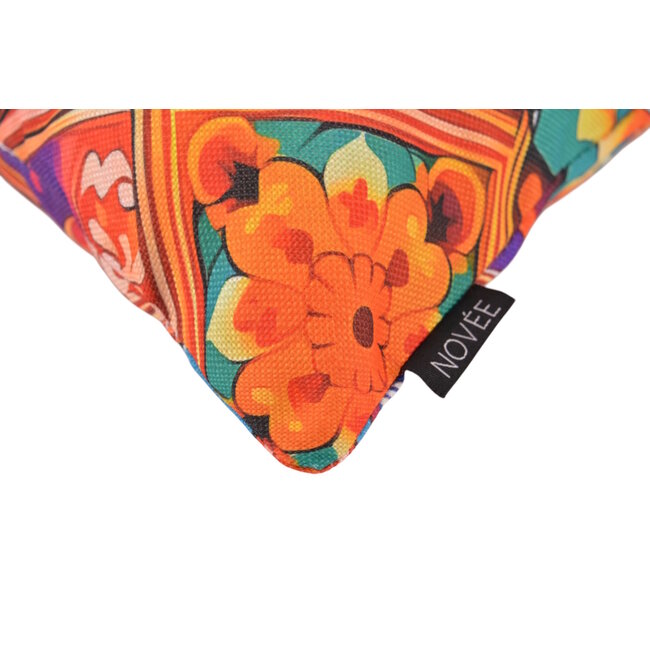 Kaya Mandala #2 - Outdoor Kussenhoes | 45x45 cm | Katoen/Polyester