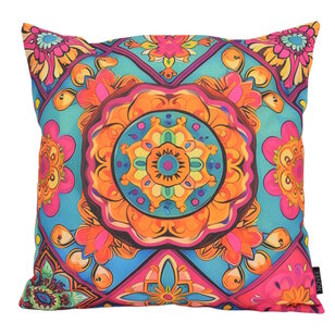 Kaya Mandala #1 - Outdoor Kussenhoes | 45x45 cm | Katoen/Polyester