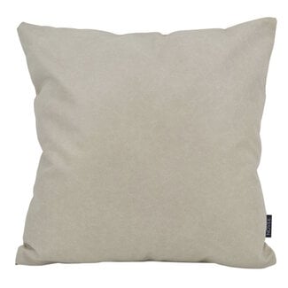 NOVÉE Dean Lichtgrijs Kussenhoes | 45x45 cm | PU Leder