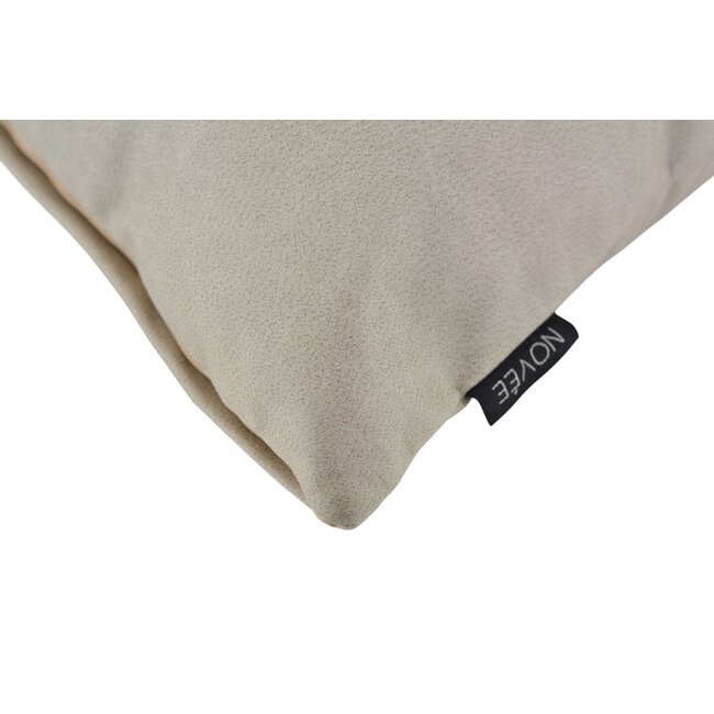 Dean Lichtgrijs | 45 x 45 cm | Kussenhoes | PU Leder