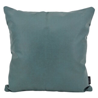 NOVÉE Dean Petrol | 45 x 45 cm | Kussenhoes | PU Leder