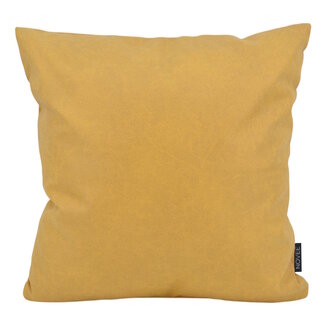 NOVÉE Dean Geel | 45 x 45 cm | Kussenhoes | PU Leder