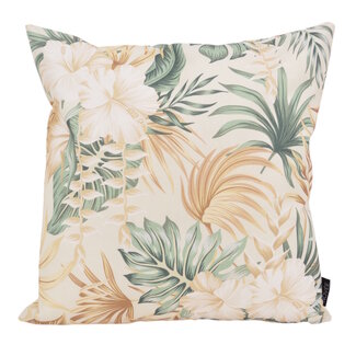 NOVÉE Hibiscus Flower - Outdoor Kussenhoes | 45x45 cm | Katoen/Polyester
