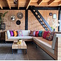 Nila Paars - Outdoor Kussenhoes | 45x45 cm | Katoen/Polyester