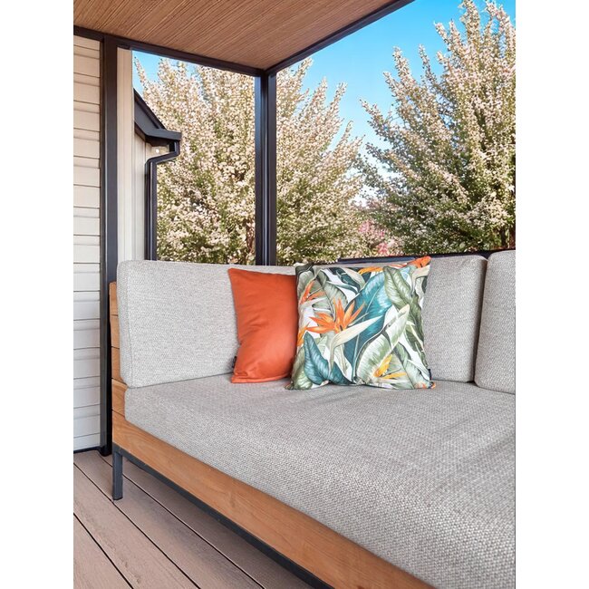 Paradise Flower - Outdoor Kussenhoes | 45x45 cm | Katoen/Polyester