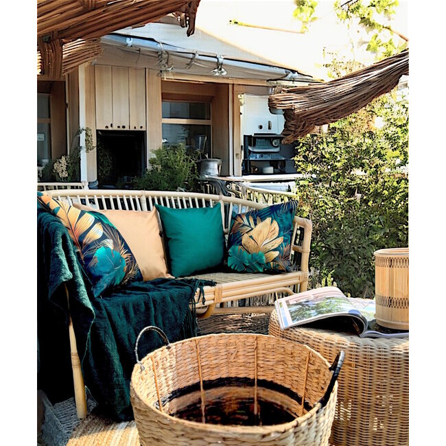 Sierkussen Palm Jungle #1 - Outdoor | 45 x 45 cm | Katoen/Polyester