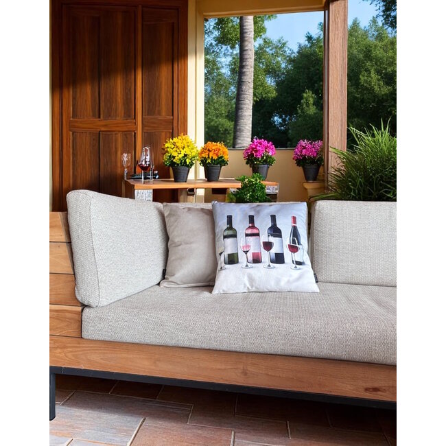 Wijnen! - Outdoor Kussenhoes | 45x45 cm | Katoen