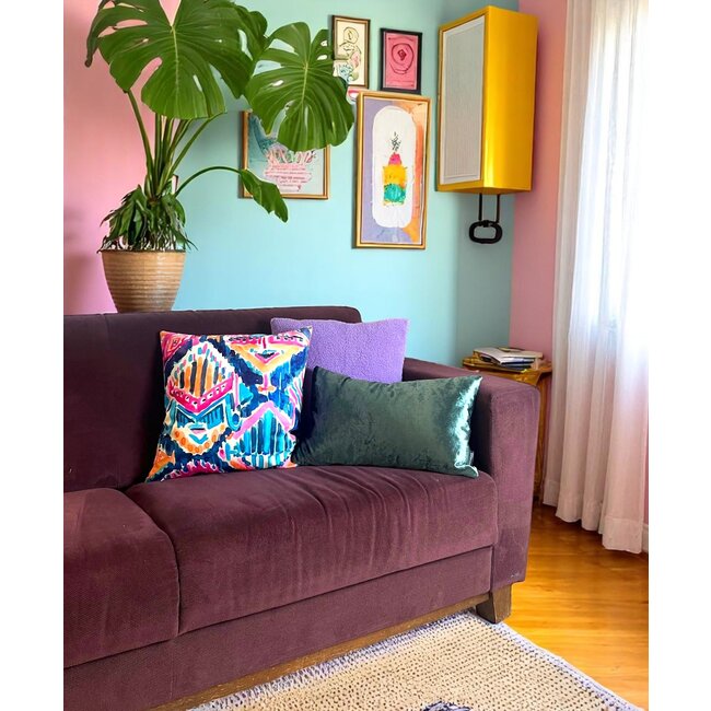 Colorful Print #1 Kussenhoes | 45x45 cm | Katoen/Polyester