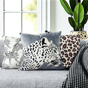 Sierkussen Velvet Leopard #3 | 45 x 45 cm | Velvet/Polyester