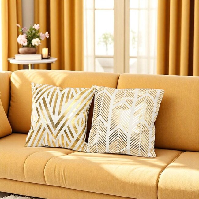 Sierkussen Musa Geometric | 45 x 45 cm | Katoen/Polyester