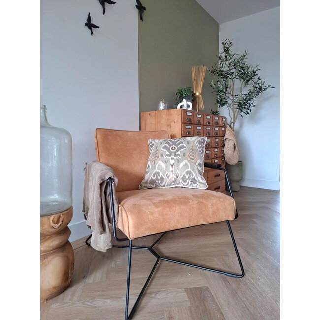 Sierkussen Aztec Verde | 45 x 45 cm | Katoen/Linnen