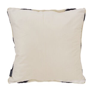Furry Hart Zwart Kussenhoes | 45x45 cm | Polyester