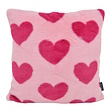 Furry Hart Roze Kussenhoes | 45x45 cm | Polyester