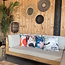 Sierkussen Abstract Summer #4 - Outdoor | 45 x 45 cm | Katoen/Polyester