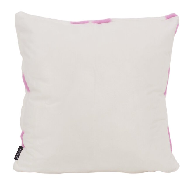 Sierkussen Furry Hart Lichtroze | 45 x 45 cm | Polyester